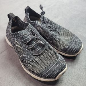 Aleader Adventure Water Shoes Womens Size 6.5 Grey Mesh Barefoot Lace Up Comfort